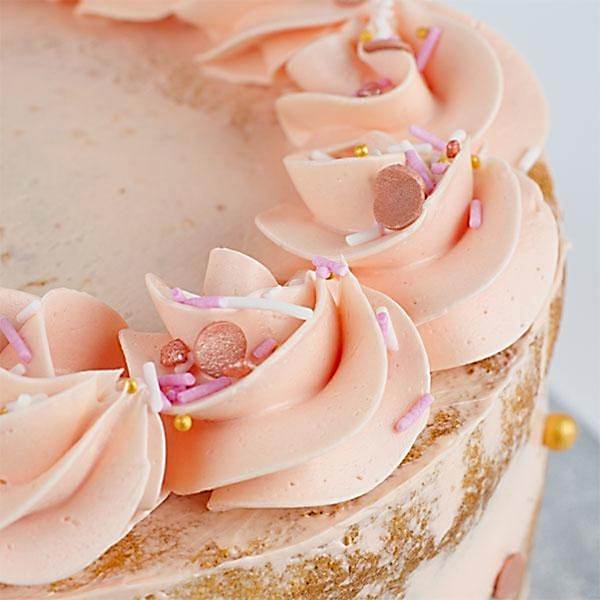 Semi-Naked Pink Cake